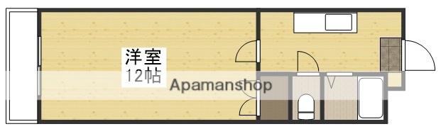 YSハイツ21原尾島(1K/2階)の間取り写真