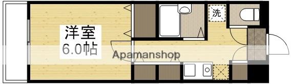 BONDS(1K/3階)の間取り写真