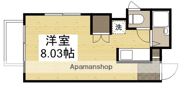 ミラハイツ伊島(ワンルーム/3階)の間取り写真