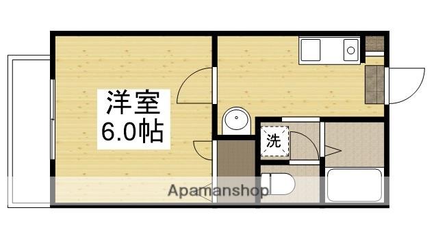 サンライズ吉備津A棟(1K/2階)の間取り写真
