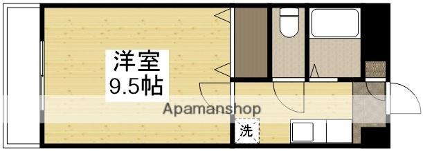 フォレスト東古松(1K/6階)の間取り写真