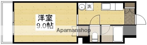 アークハイツ内山下(1K/4階)の間取り写真