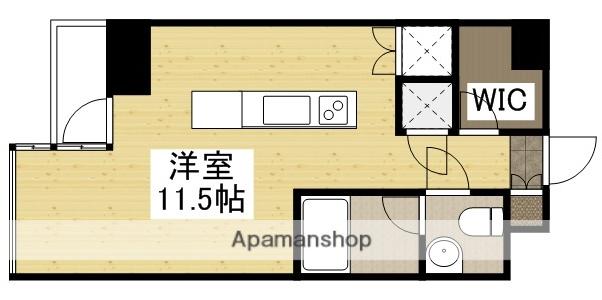 シャインコート岡南町(ワンルーム/5階)の間取り写真