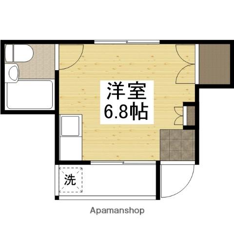 パークウェー学南(ワンルーム/2階)の間取り写真