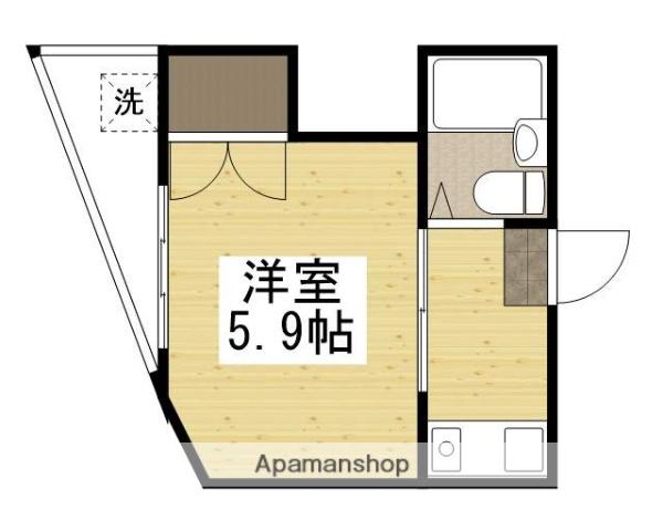 コーポベニス(1K/3階)の間取り写真