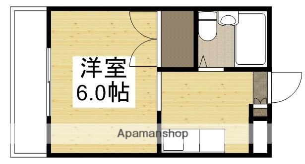 J.S.BACH(1K/2階)の間取り写真