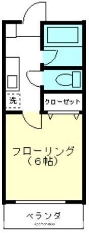 レジデンスMORIYA(1K/3階)の間取り写真