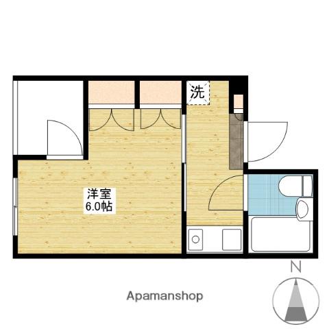 LA VILLA(1K/3階)の間取り写真