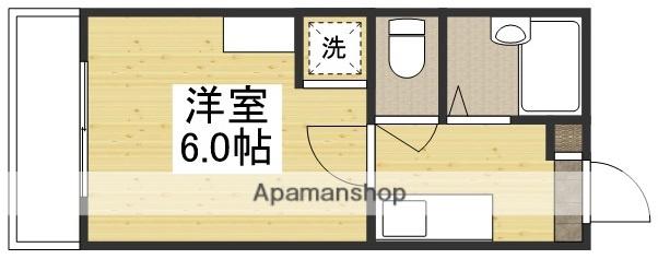 プレアール南方Ⅰ(1K/2階)の間取り写真