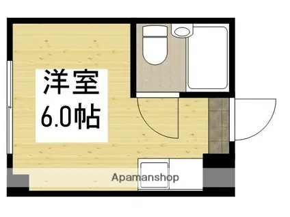 コーポセンチュリィ(ワンルーム/4階)の間取り写真