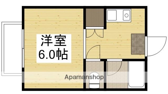 ビューハウス平井(1K/2階)の間取り写真