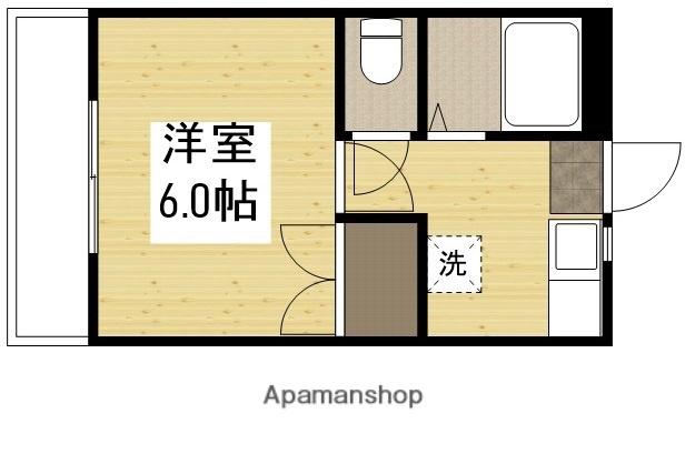 サニーヒルズ泉田Ⅰ(1K/2階)の間取り写真