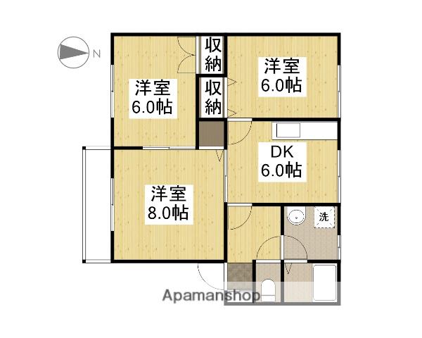 メゾンアスカ(3DK/2階)の間取り写真