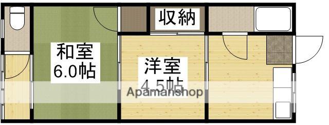 りんどうアパート(2K/1階)の間取り写真