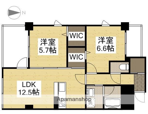 SERENA MRUNOUCHI(2LDK/4階)の間取り写真