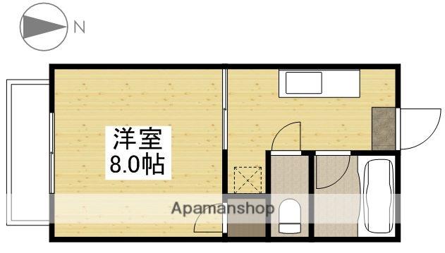 アサヒハイツ(1K/1階)の間取り写真