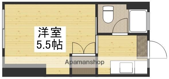 マンション卓(1K/1階)の間取り写真
