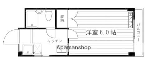 コーポみずしま(1K/3階)の間取り写真