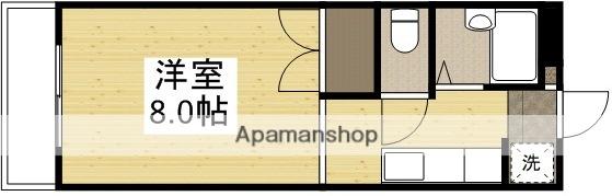 グランティエラ(ワンルーム/2階)の間取り写真