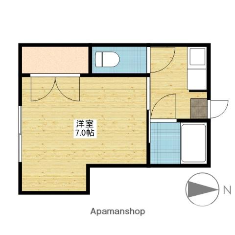 EXCEL COURT 南方(1K/2階)の間取り写真