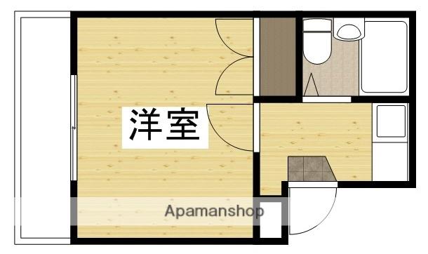 パレス21(1K/2階)の間取り写真