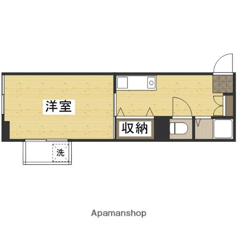 キャフェフロール(1K/1階)の間取り写真