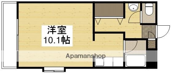 シャルムM(ワンルーム/3階)の間取り写真