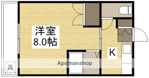 ラ・パルテール豊浜壱番館(1K/4階)の間取り写真