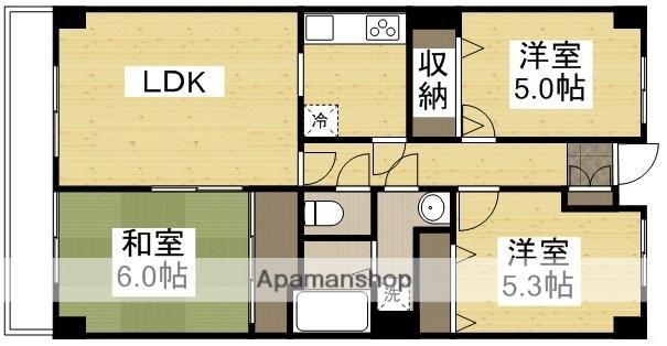 サーパス後楽園(3LDK/1階)の間取り写真