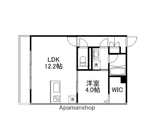 エクセラントロジュマン(1LDK/3階)の間取り写真