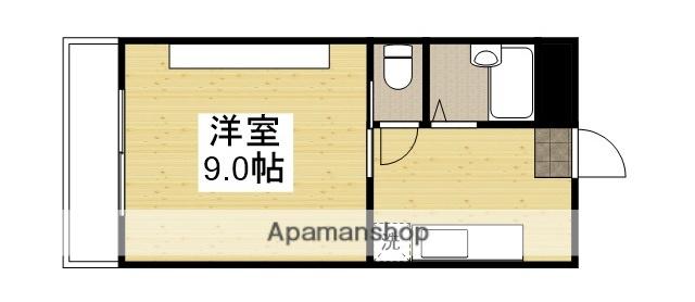 ラ・メール神田(1K/2階)の間取り写真