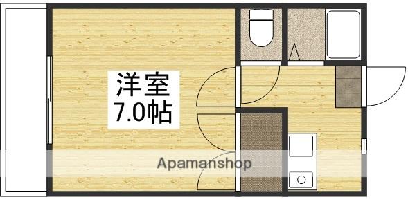 リバーシティ都(1K/3階)の間取り写真