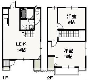 ＫＭメゾン　Ｂ(2LDK)の間取り写真