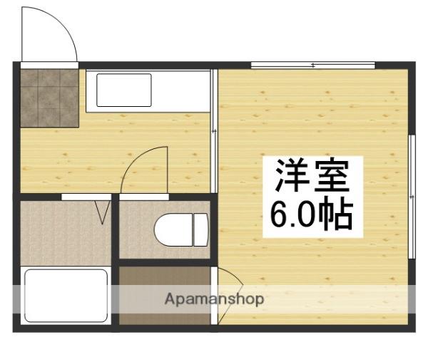 メゾン旭(1K/1階)の間取り写真