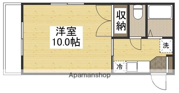 セントフォレスト下中野 A棟(1K/2階)の間取り写真