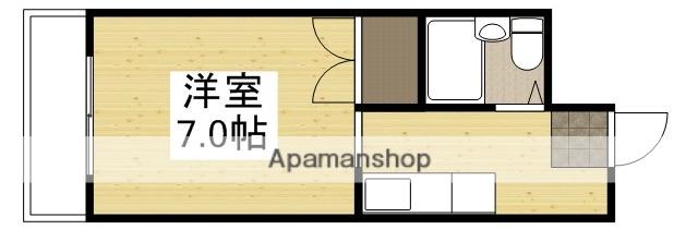 RMハイツ(1K/3階)の間取り写真