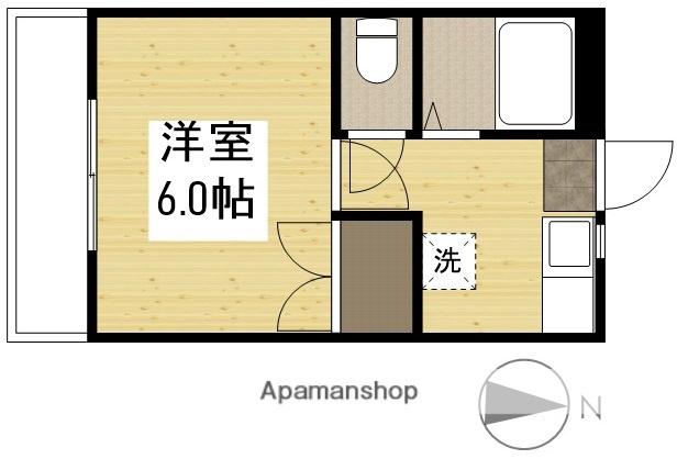 サニーヒルズ泉田Ⅰ(1K/3階)の間取り写真