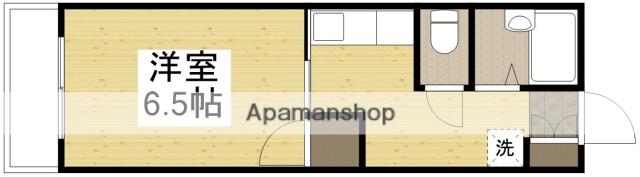 ロイヤルエミー(1K/1階)の間取り写真