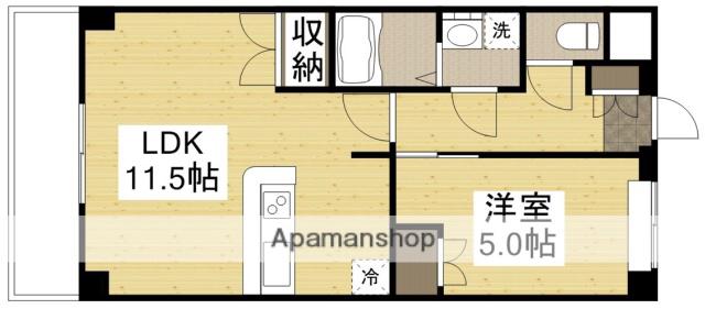 ロイヤル藤Ⅱ(1LDK/1階)の間取り写真