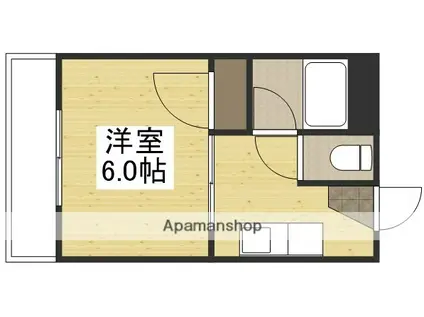 野田レジデンス(1K/2階)の間取り写真
