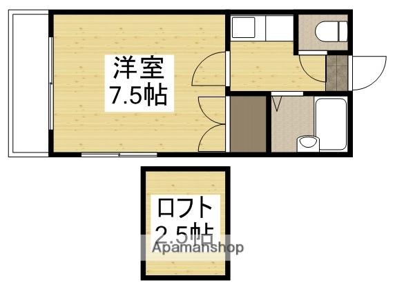 パレス奥田(1K/1階)の間取り写真