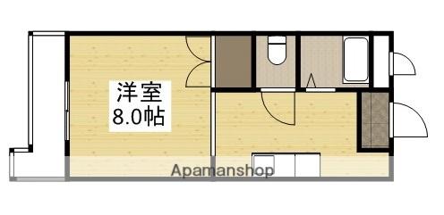 アークハイツ赤田(ワンルーム/2階)の間取り写真