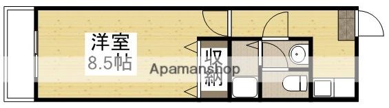 トップザフローレンス(1K/2階)の間取り写真
