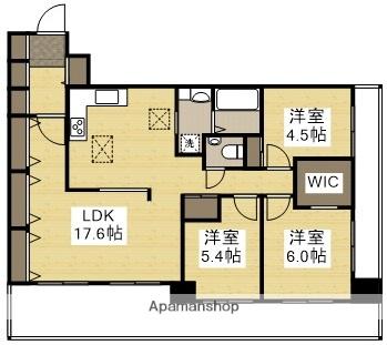 ダイヤモンドフォーラム大供(3LDK/5階)の間取り写真