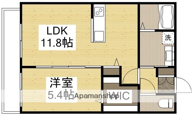 ベラルーチェⅡ(1LDK/1階)の間取り写真