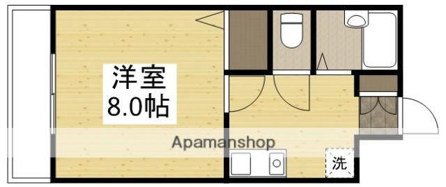 ジョリーメゾンアイ(1DK/3階)の間取り写真