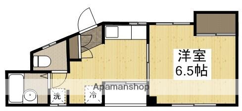 メゾンプラスワン(1DK/2階)の間取り写真