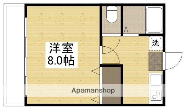 中祥マンションB(1K/3階)の間取り写真