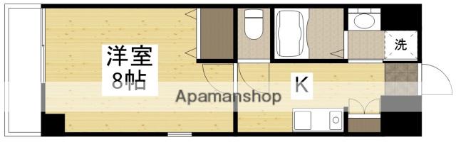 アルバ鹿田(1K/7階)の間取り写真