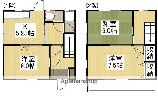 福井建築貸住宅(3K)の間取り写真
